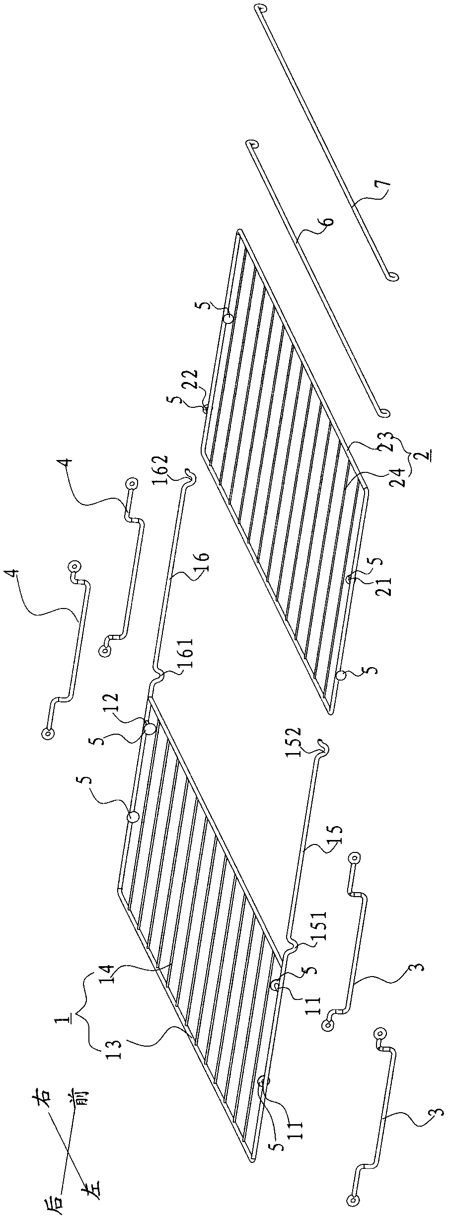 Shelf subassembly and refrigerating equipment with same