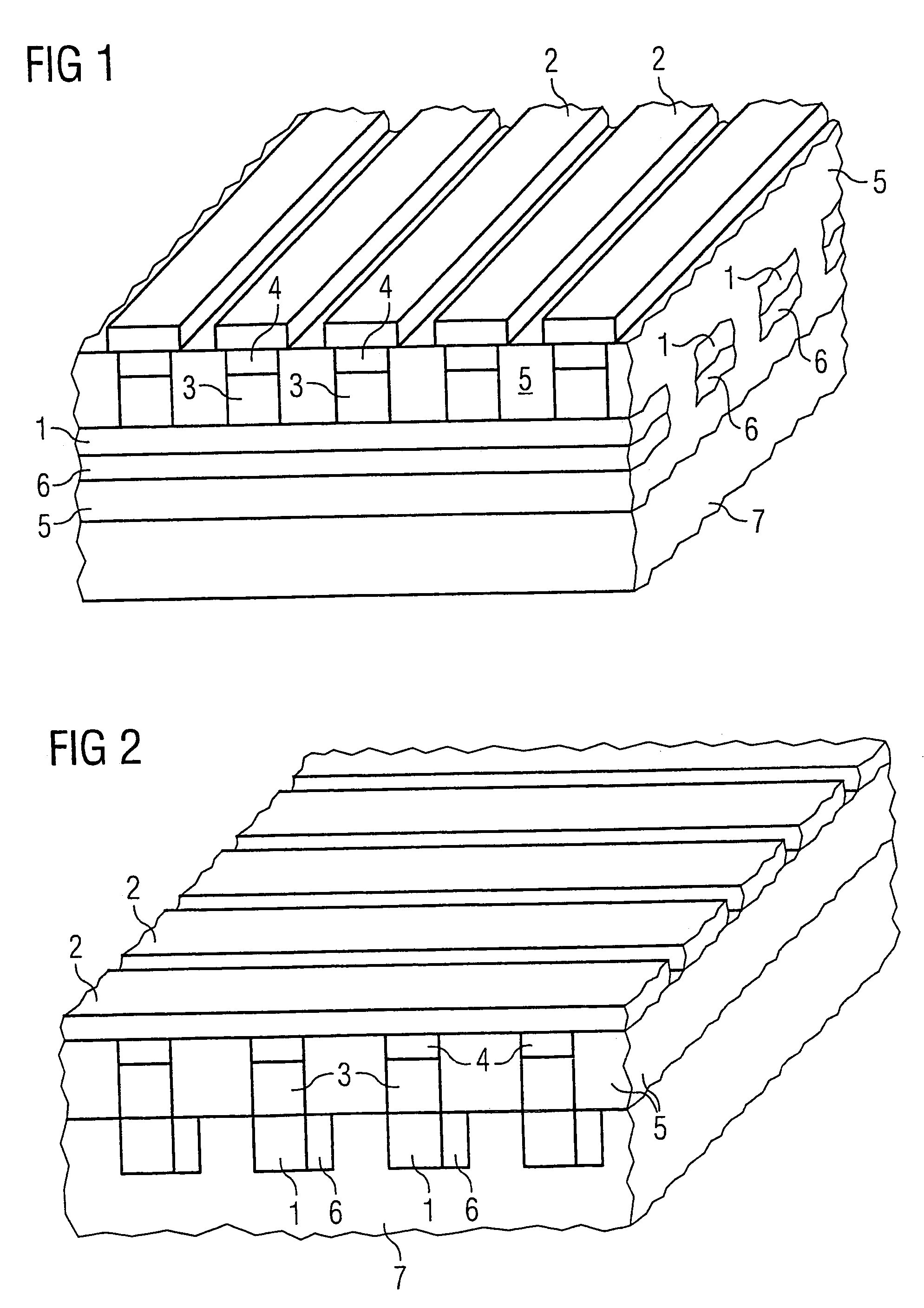 Semiconductor memory component in cross-point architecture