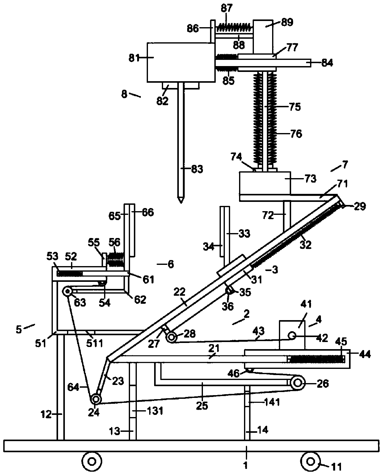 Novel aviation component machining drilling equipment in aviation field