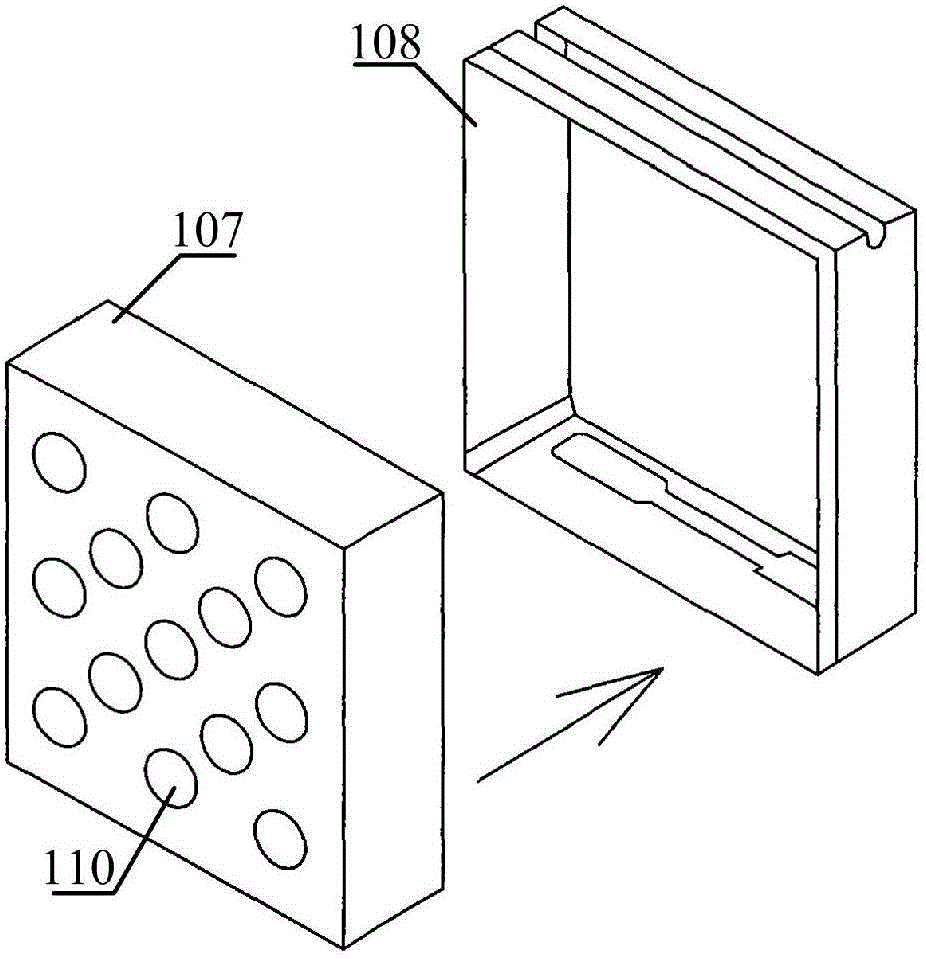 Three-dimensional afforesting structure component and three-dimensional afforesting method