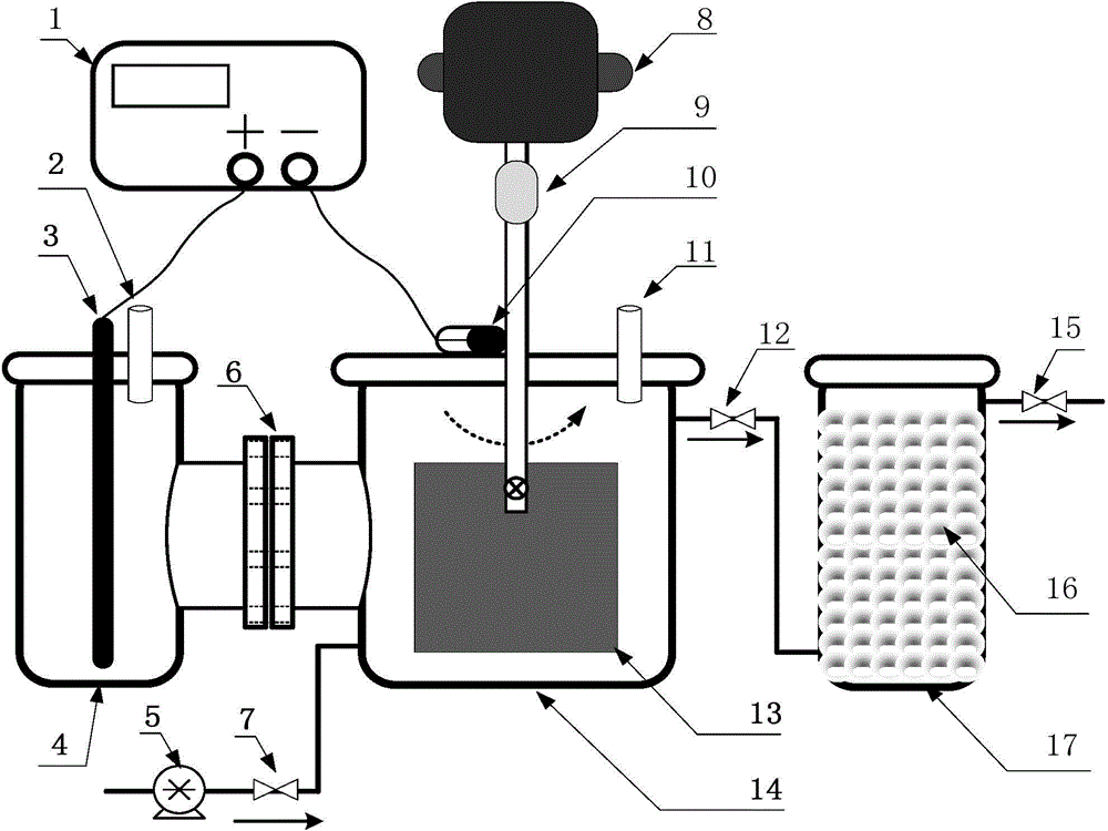 Continuous flow integrated electrode bio-membrane reactor and nitrate removal technology