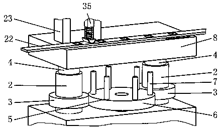 Equipment used by stamping mould