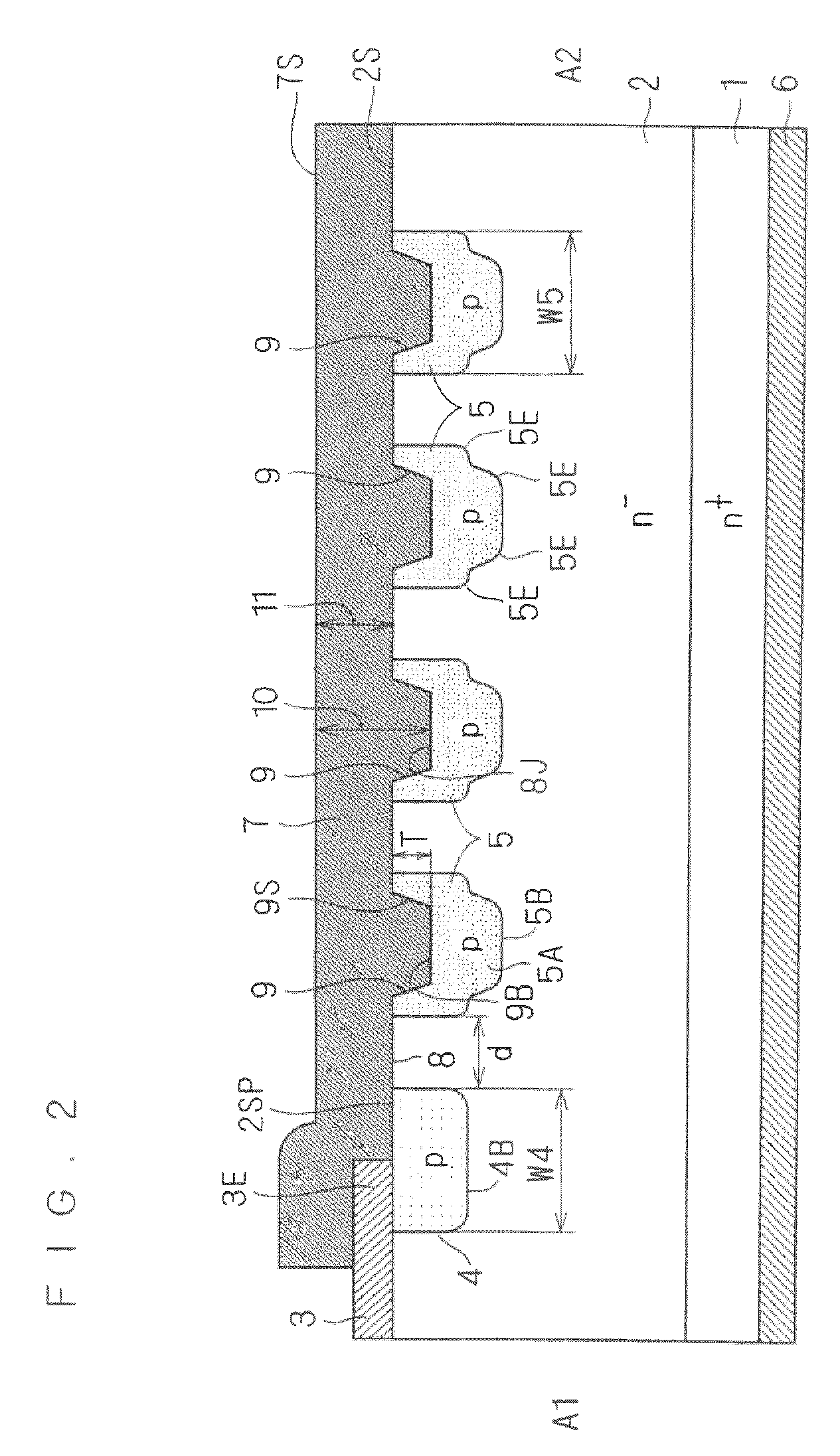 Semiconductor device having a groove and a junction termination extension layer surrounding a guard ring layer