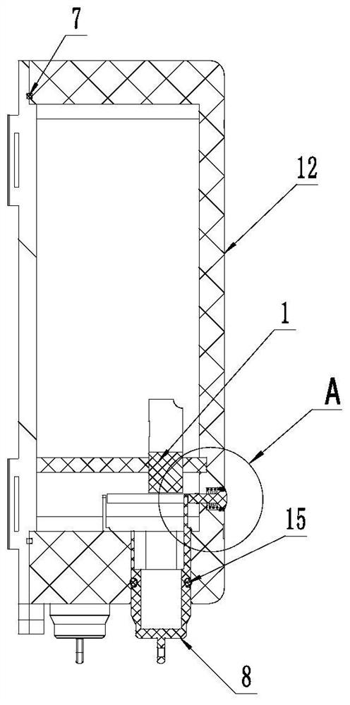 Prefabricated transfer box for signal transfer