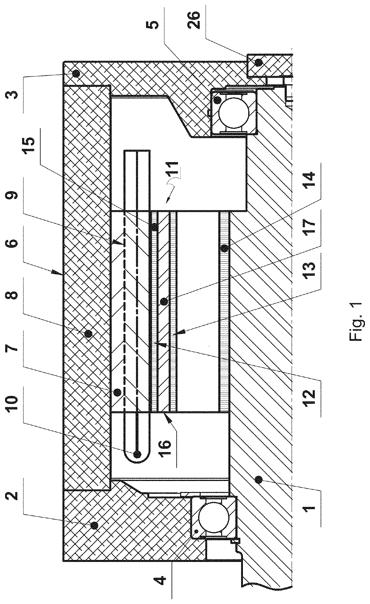 Brushless electrical machine with permanent magnet excitation