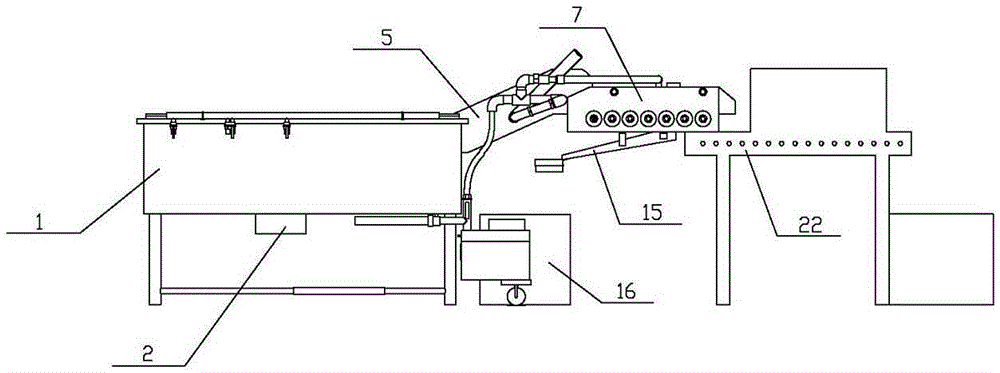 A fully automatic cleaning system for edible fungi and its application method