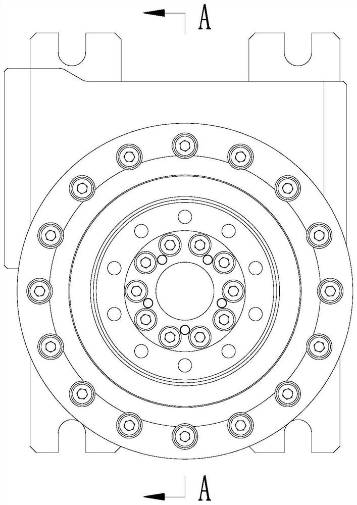 Umbrella-shaped roller cam rotating table