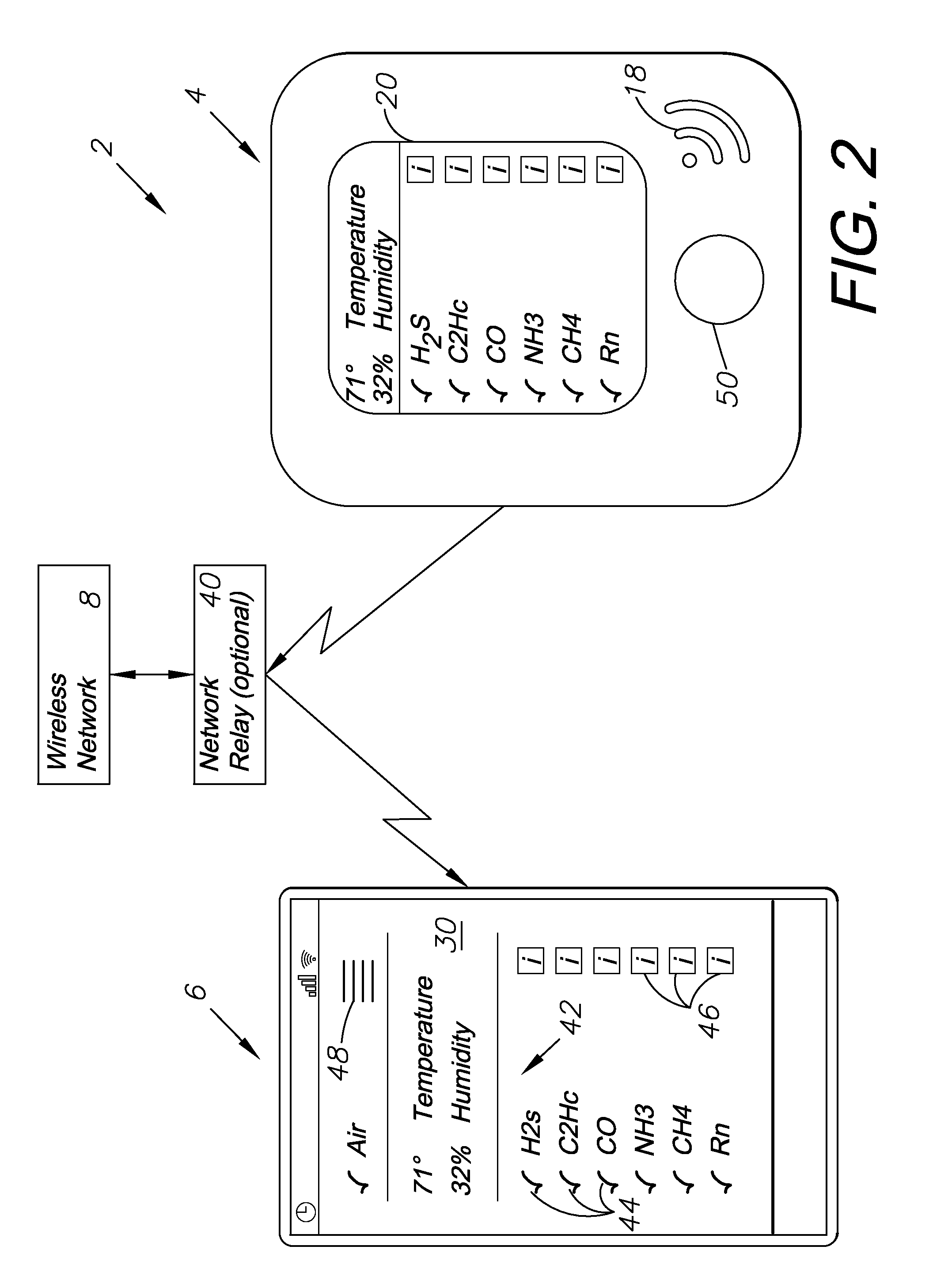 Gas-monitoring apparatus for detecting bowel movements and method of use