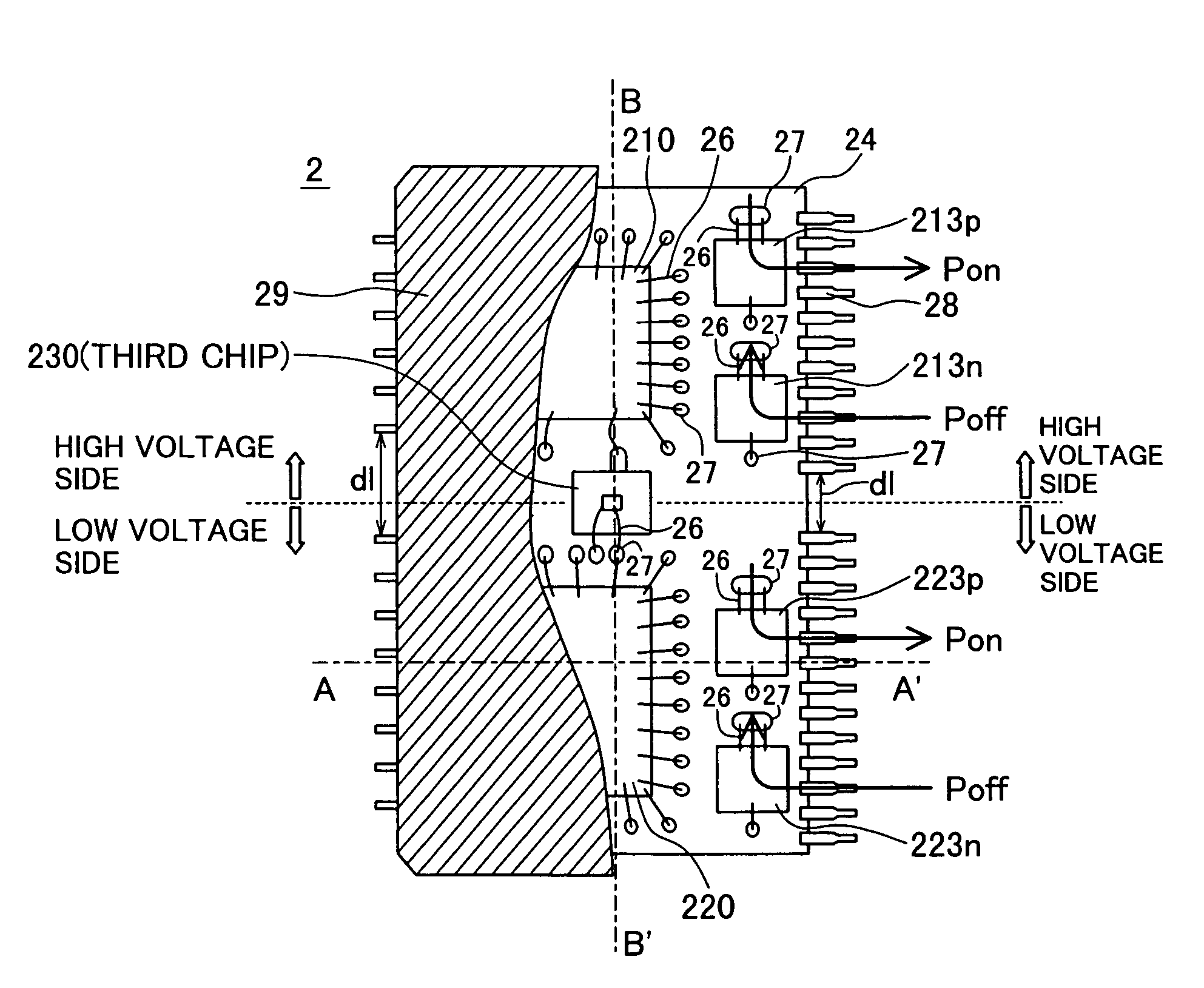 Integrated circuit for driving semiconductor device and power converter