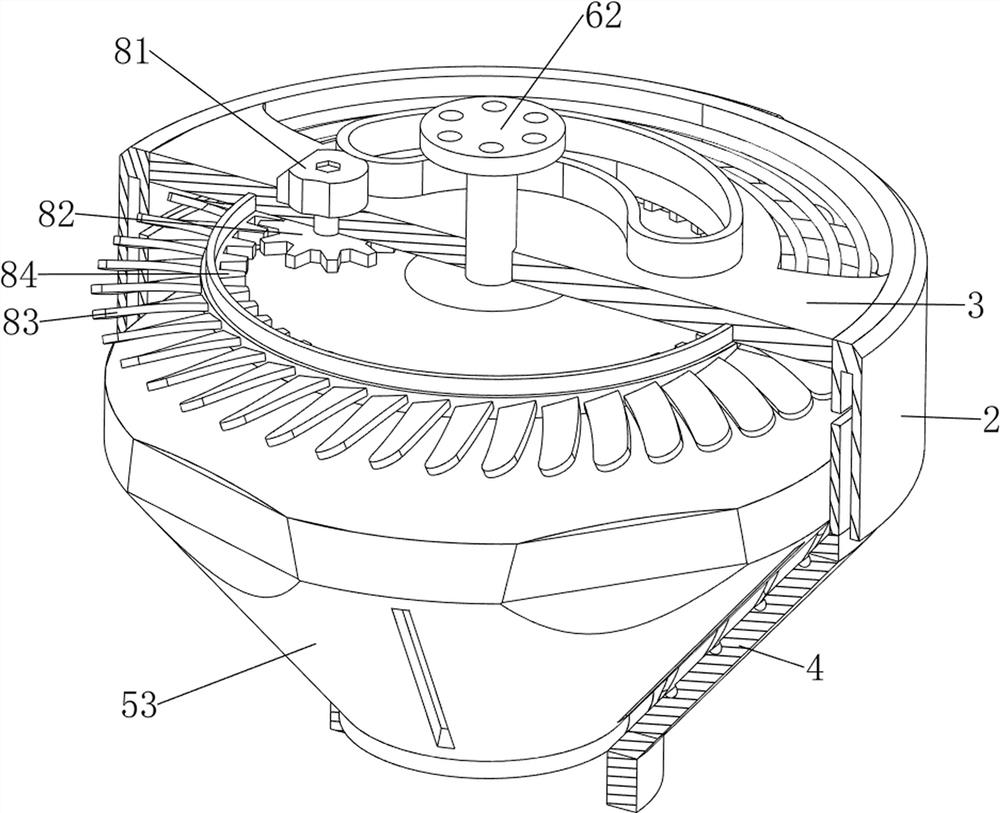 Micro-particle solid crushing equipment capable of reducing material loss