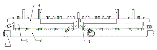 Special quenching inductor for rotary support rail