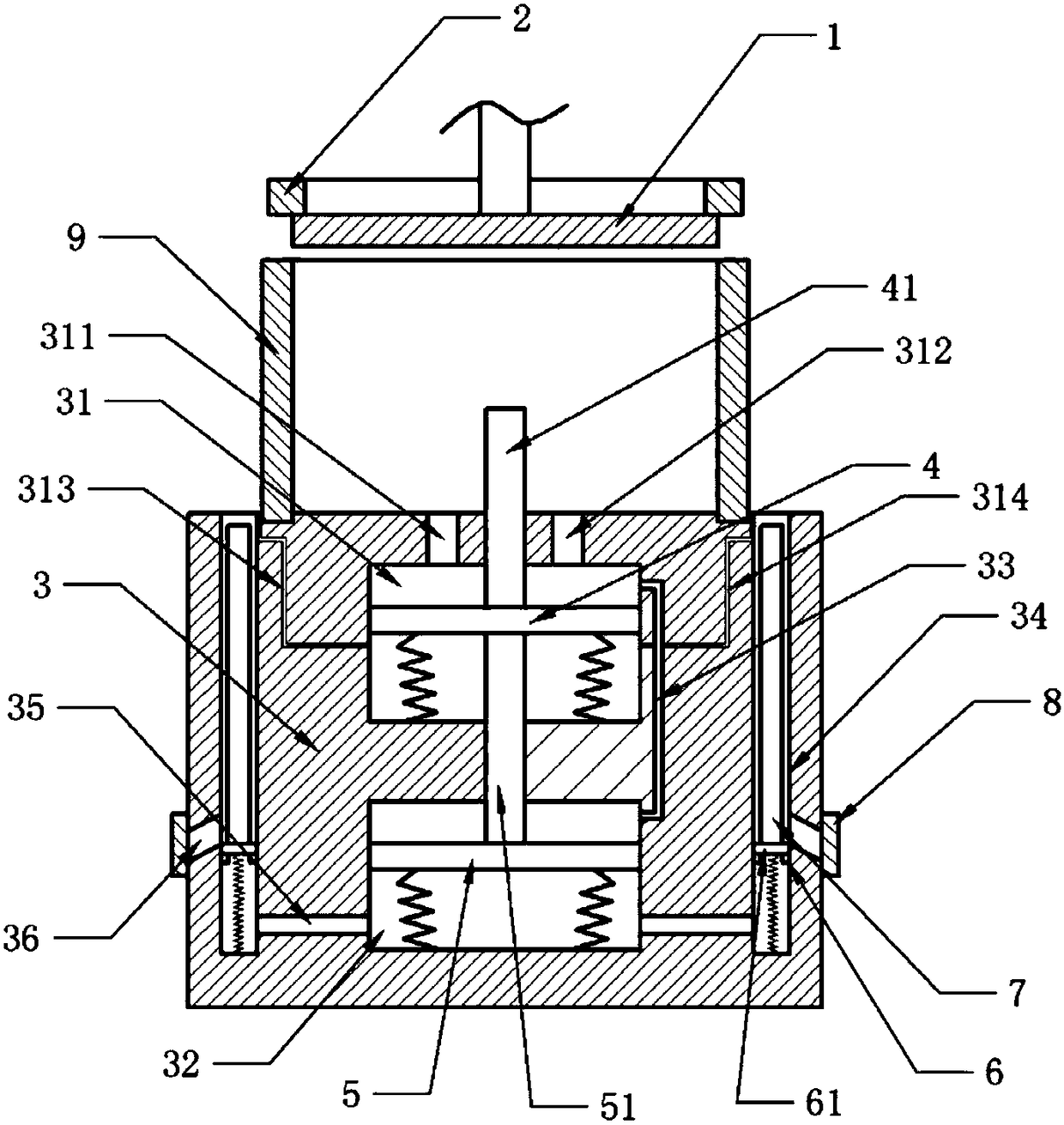 Sleeve outer wall grinding device for automobile