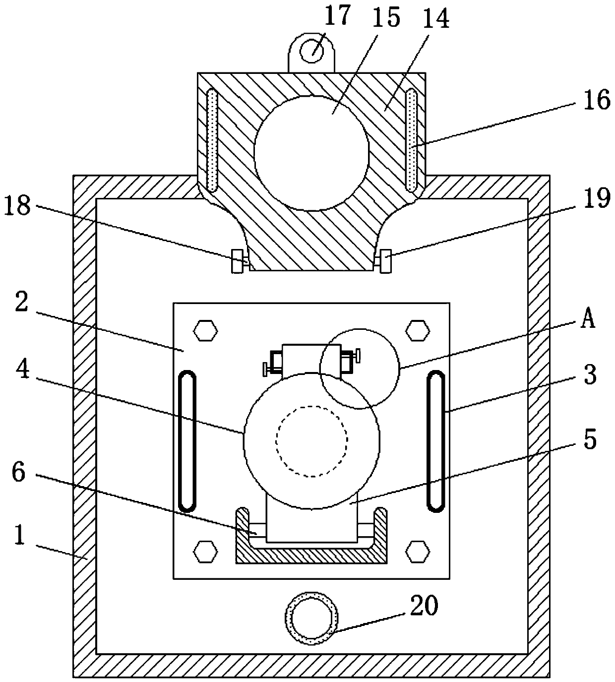 New energy automobile charging device based on locking waterproof principle