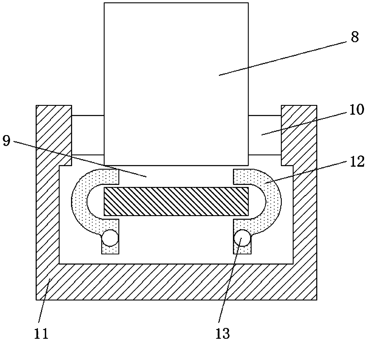 New energy automobile charging device based on locking waterproof principle