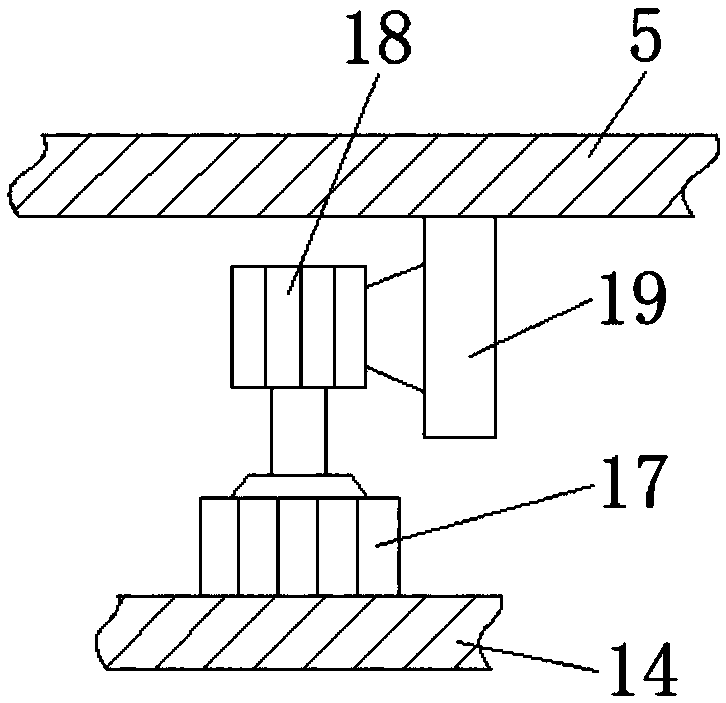 Lifting platform for automobile maintenance