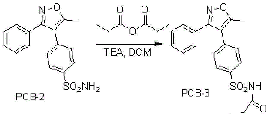 Parecoxib sodium freeze-dried powder, preparation method and powder product thereof