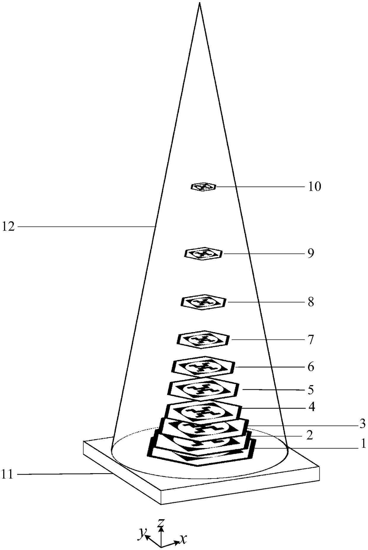 A THz ultra-wideband microwave absorber based on unequally spaced stack structure