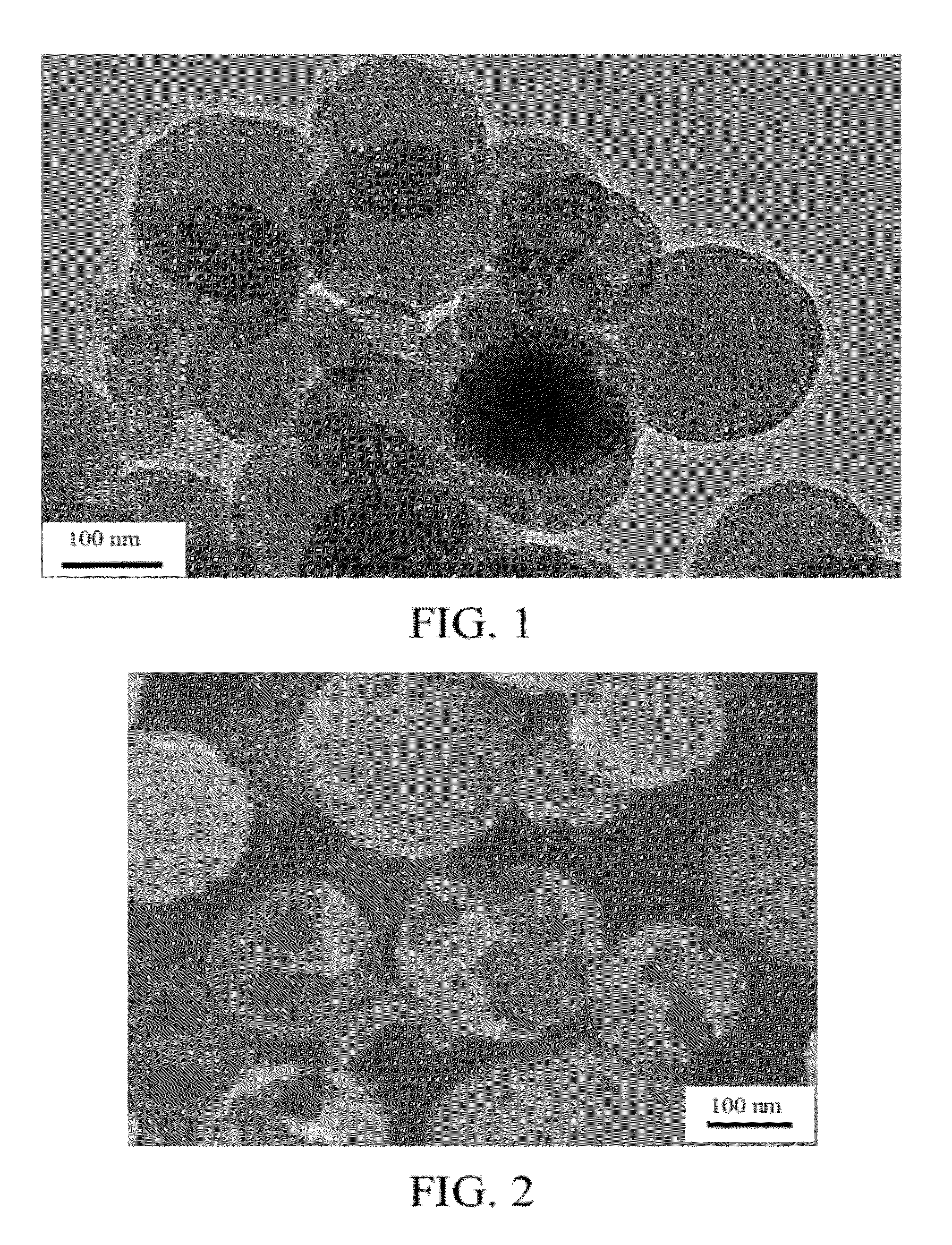 Hollow metal sphere with mesoporous structure and method for manufacturing the same