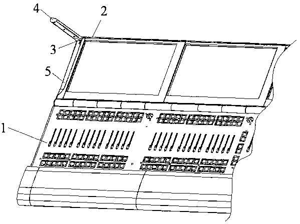 Lighting console being convenient for lighting