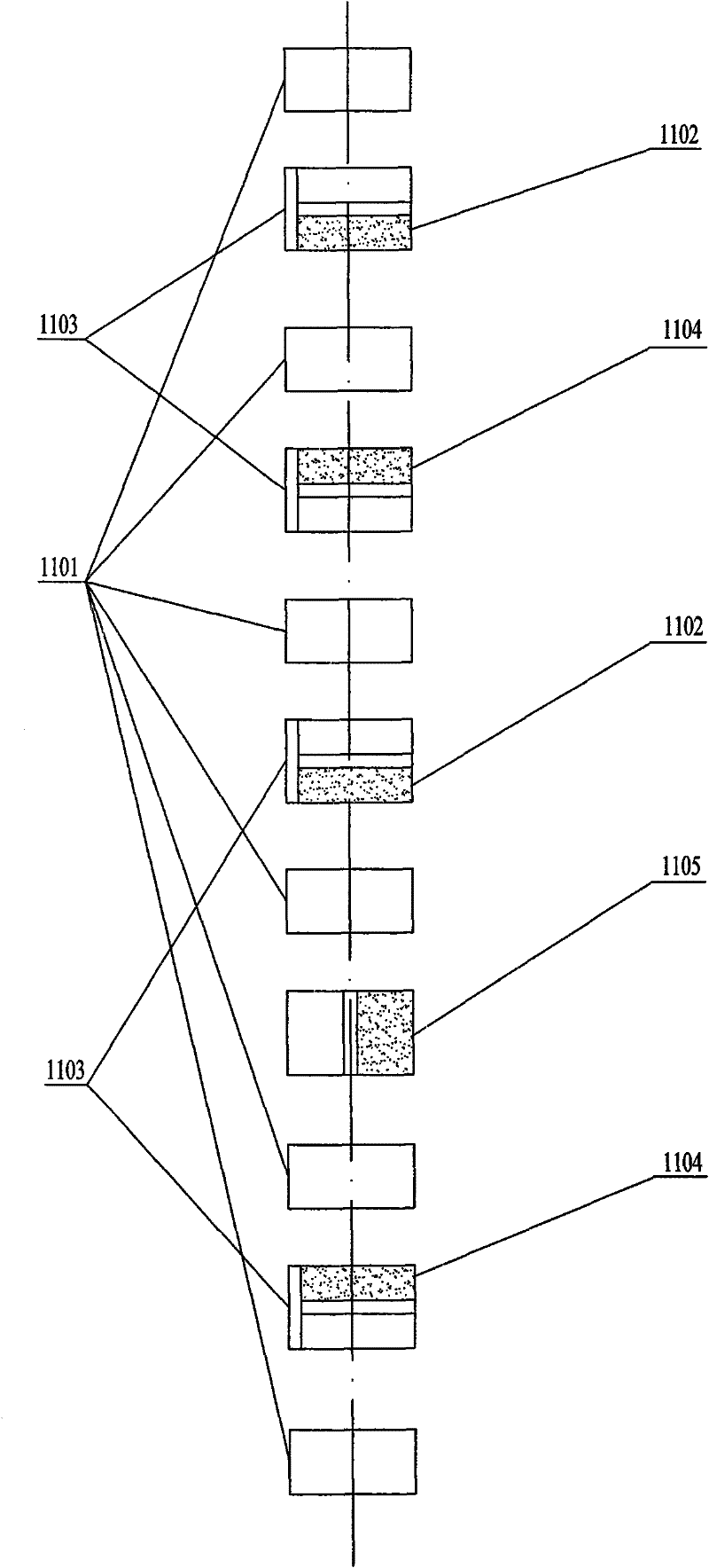 Method for jointly controlling emission of NOx by utilizing multi-stage bias combustion and fuel reburning