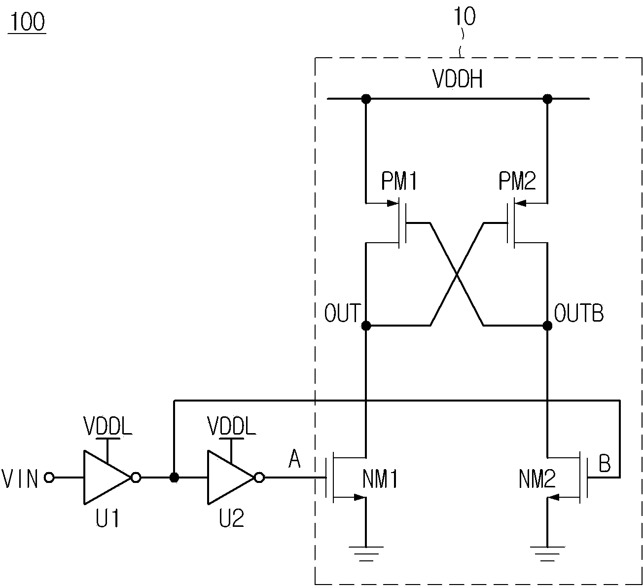 Level shift device