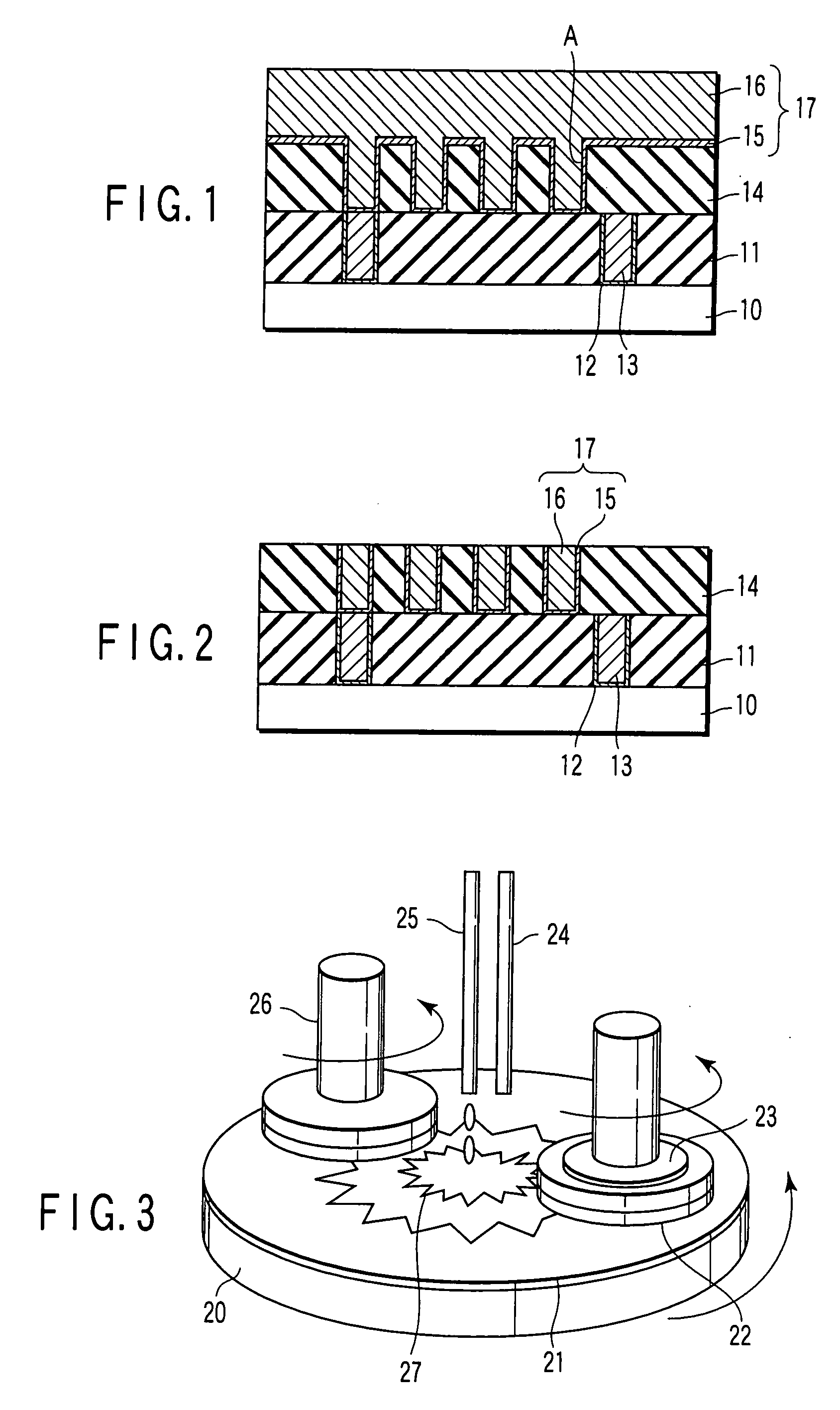 Slurry for CMP of Cu film, polishing method and method for manufacturing semiconductor device