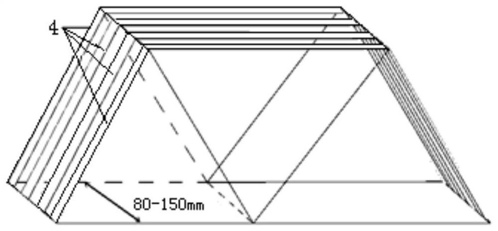 Straw-type ecological slope protection structure and method