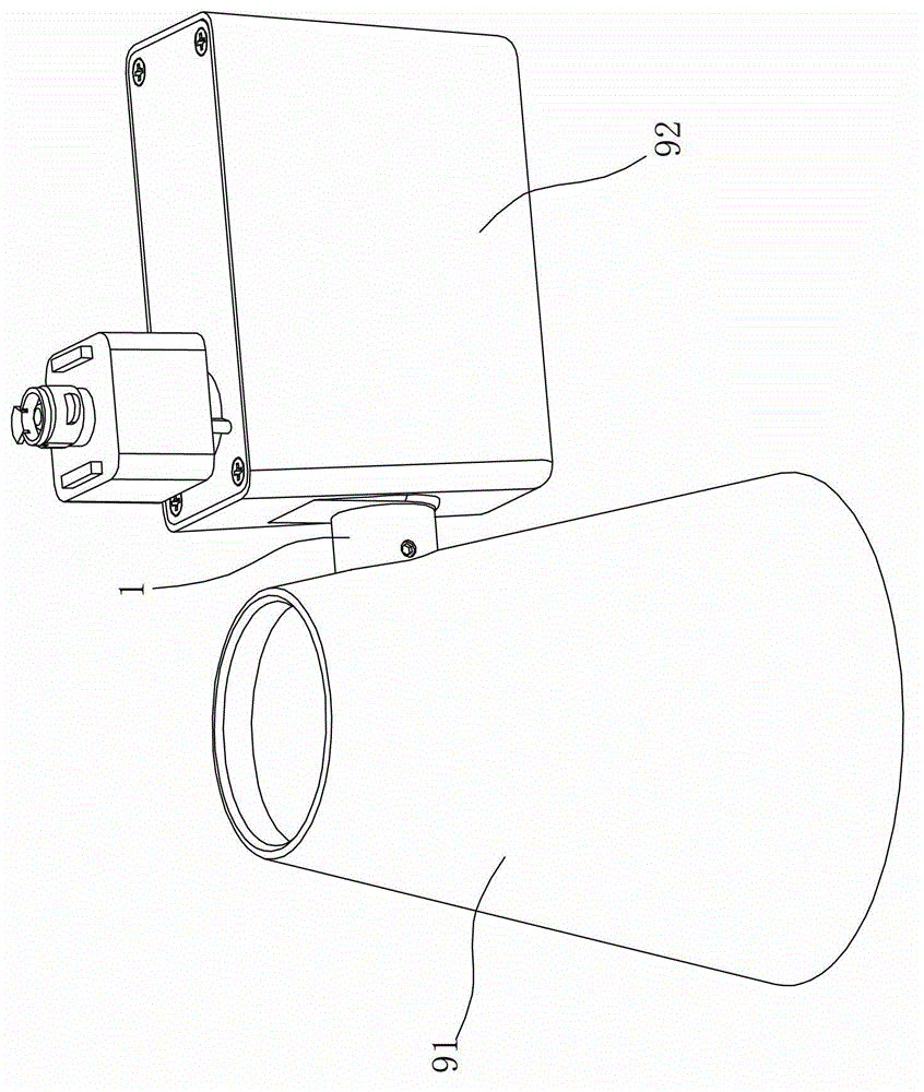 Rotating structure of lamp holder of track lamp