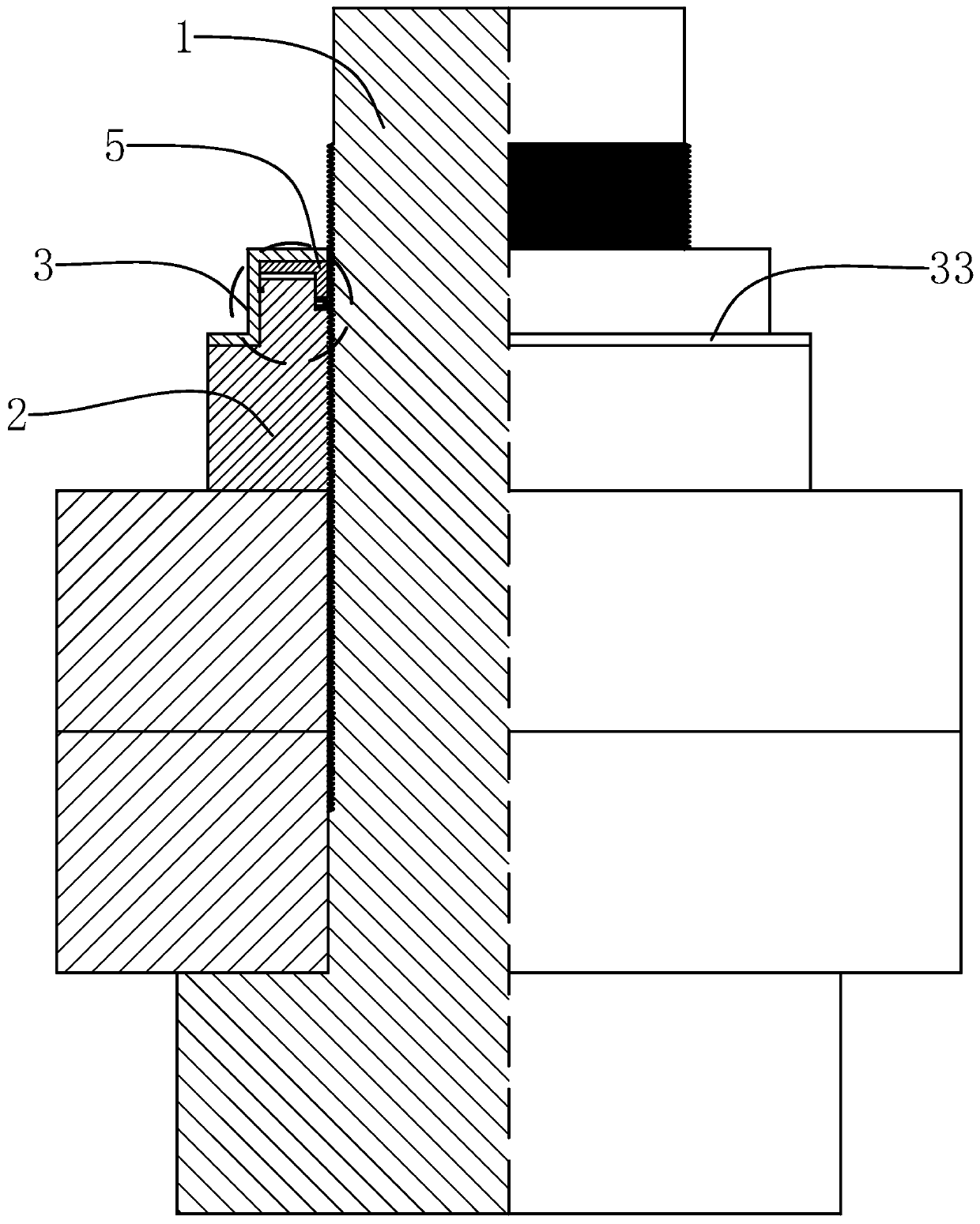 Locknut structure and using method thereof