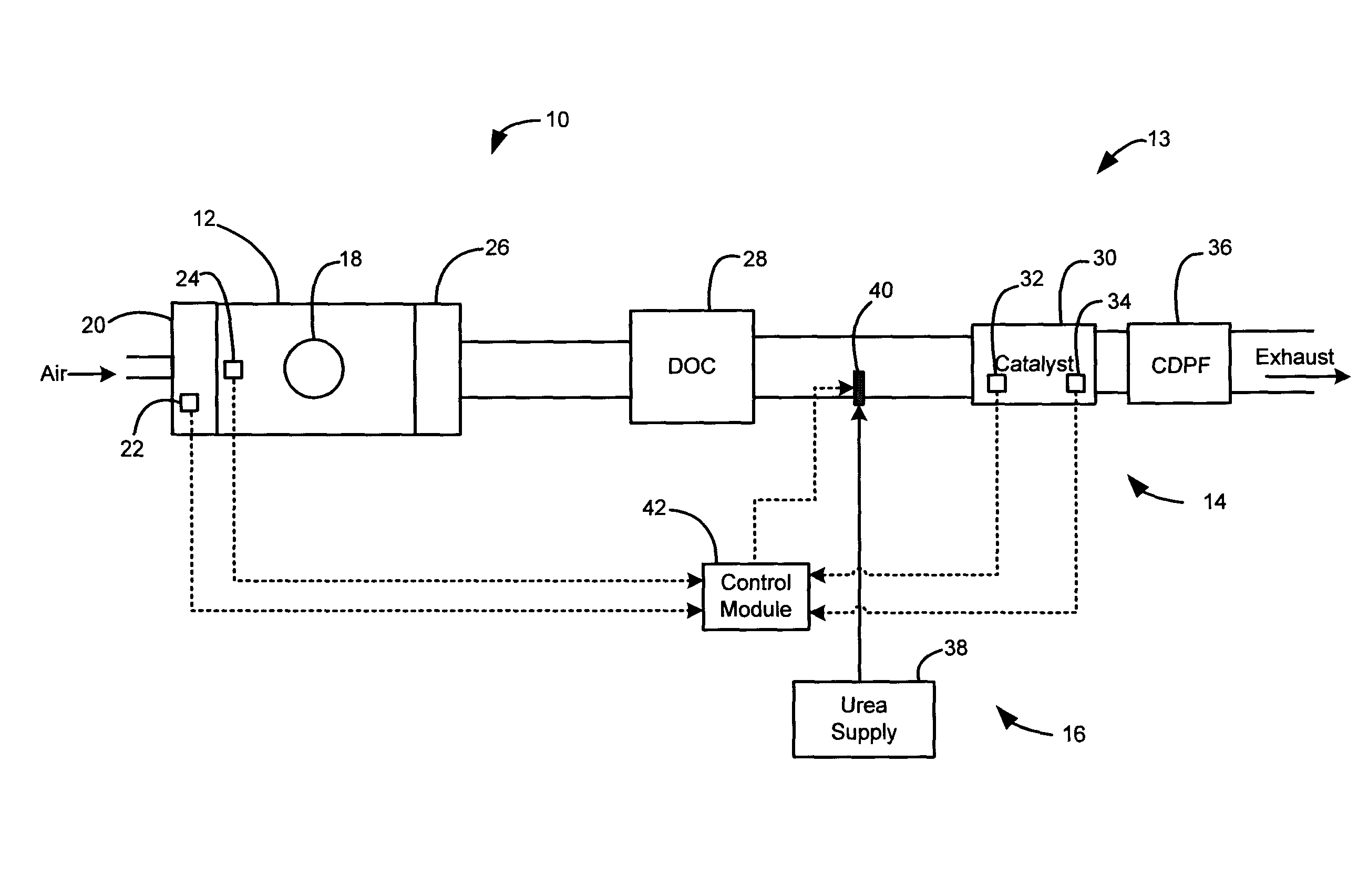 Exhaust treatment system diagnostic via ammonium nitrite decomposition