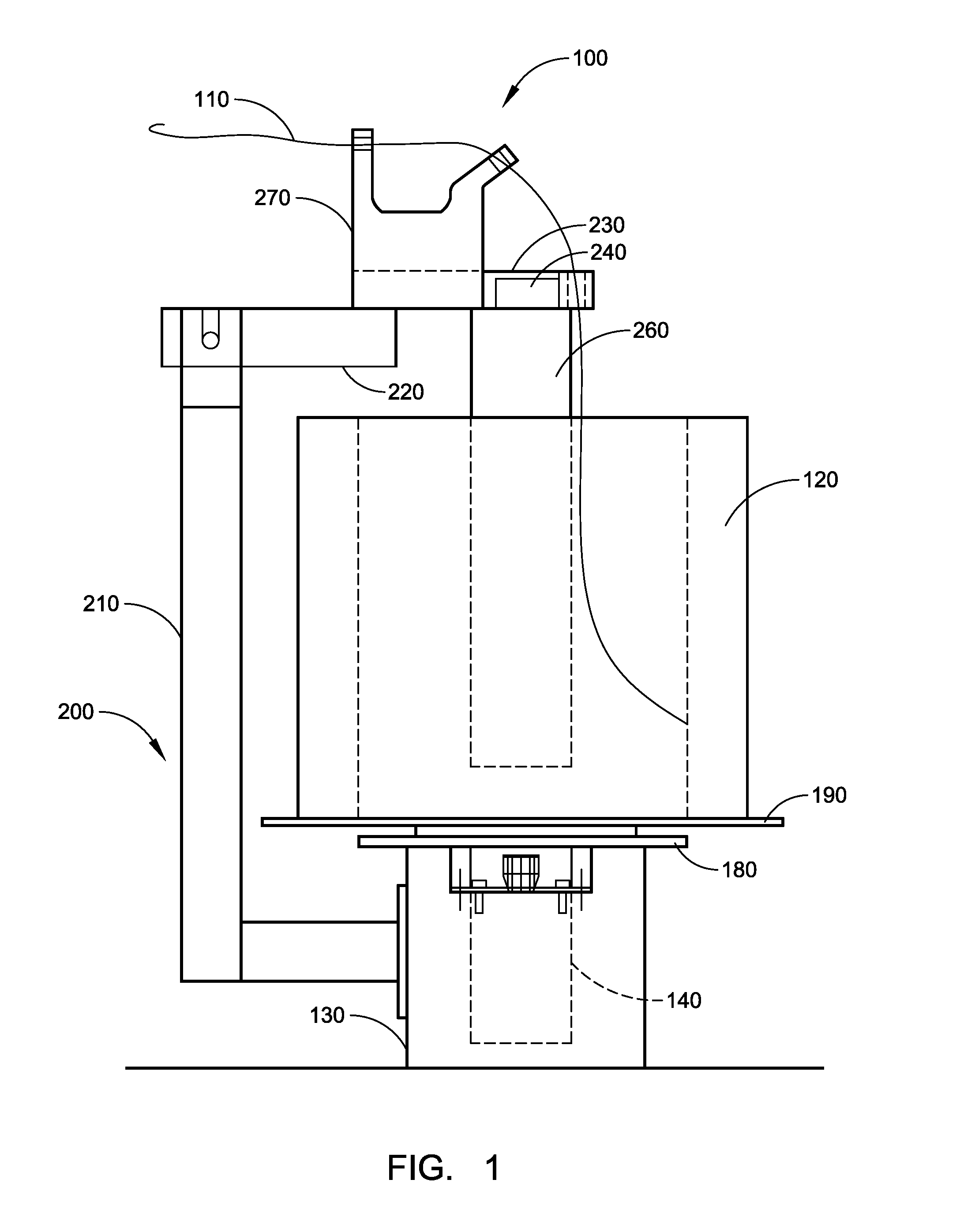 System and method for maintaining the location of a fiber doff inner-diameter-tow at the point of payout within a constant inertial reference frame