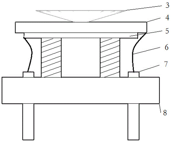 Same-phase dense-arrangement array type ultrasonic emitting unit