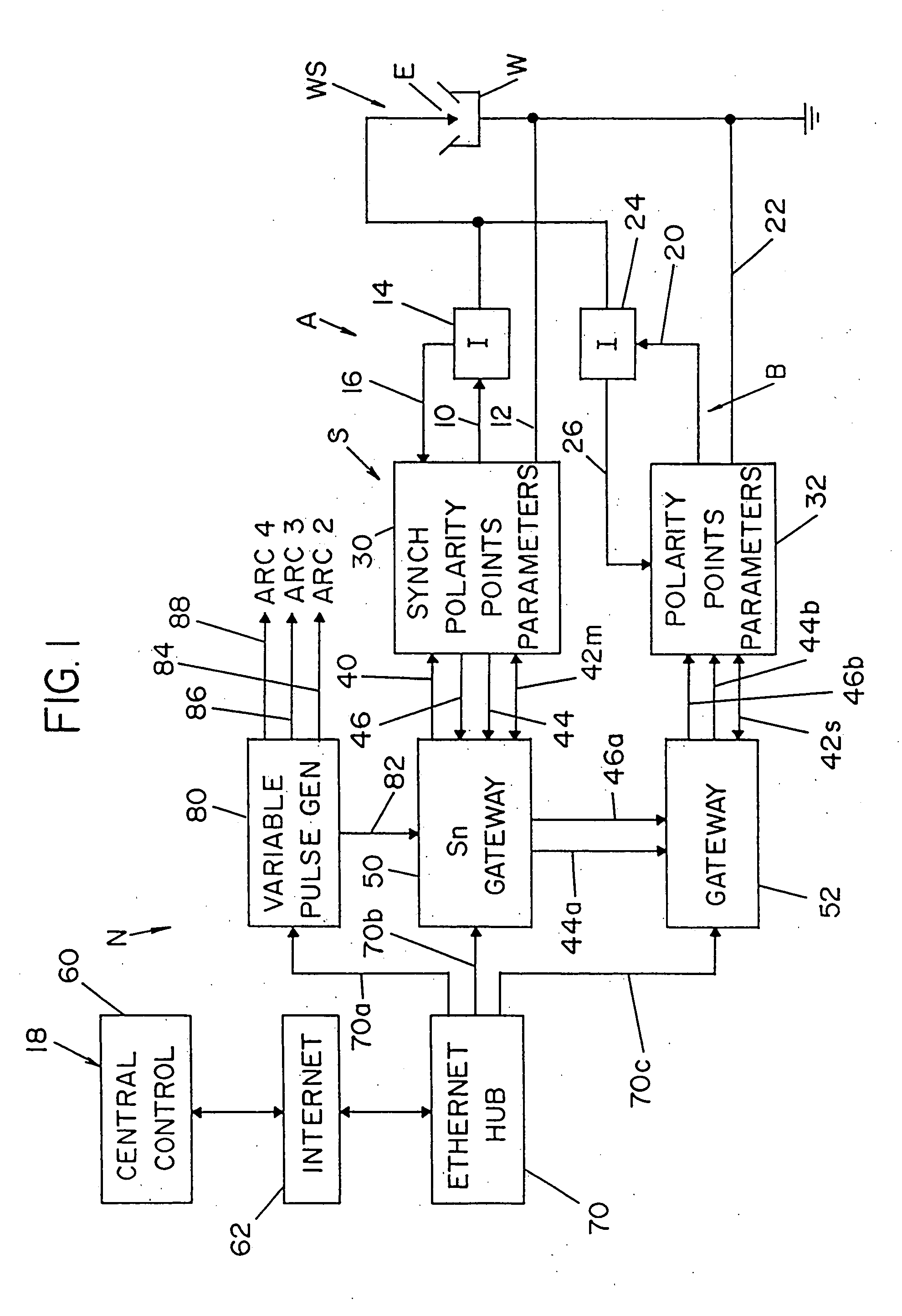 Method of AC welding with cored electrode