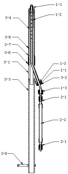 Balloon expansion type anti-falling rectum catheter