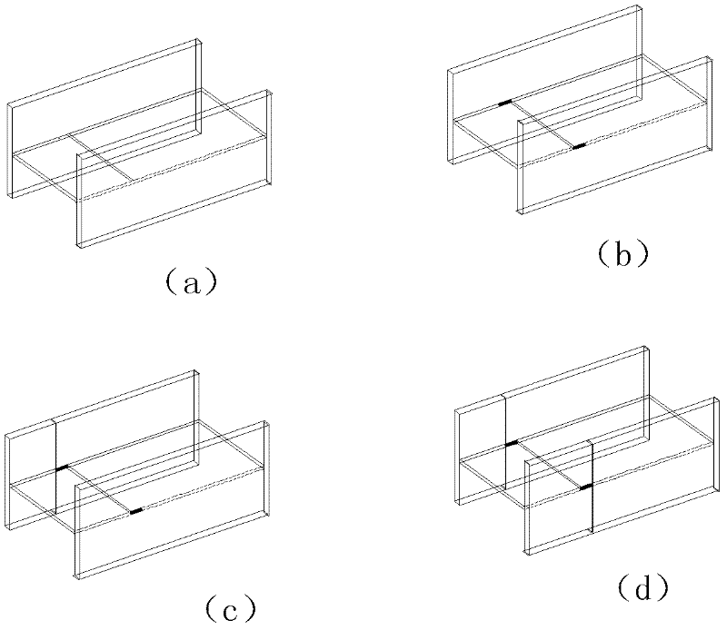 Cutting method of Z-shaped notch of H-shaped steel