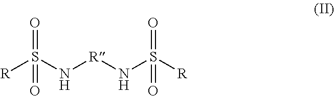 Sulfonamide based polymers for copper electroplating