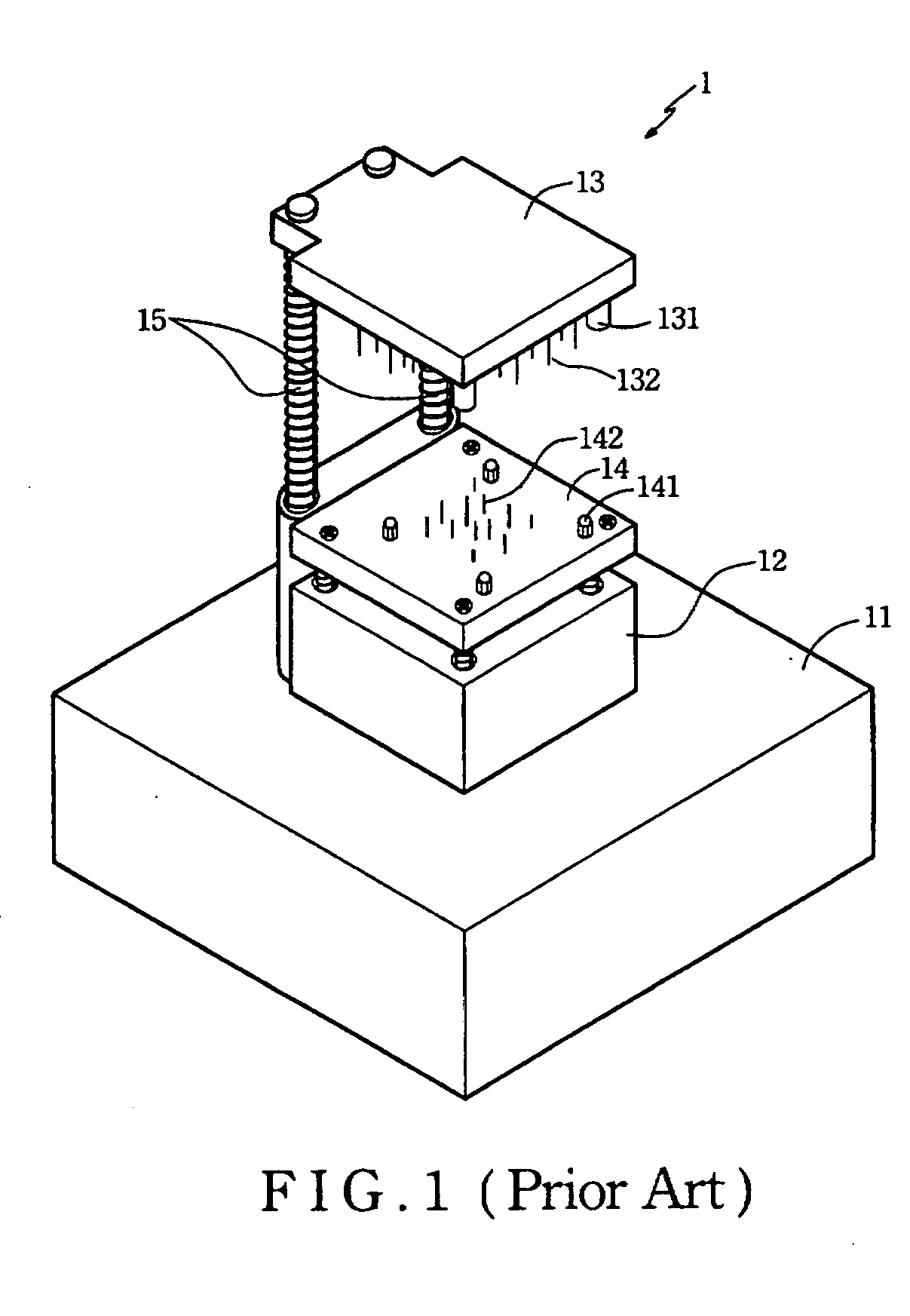 Test apparatus for testing operation of a printed circuit board