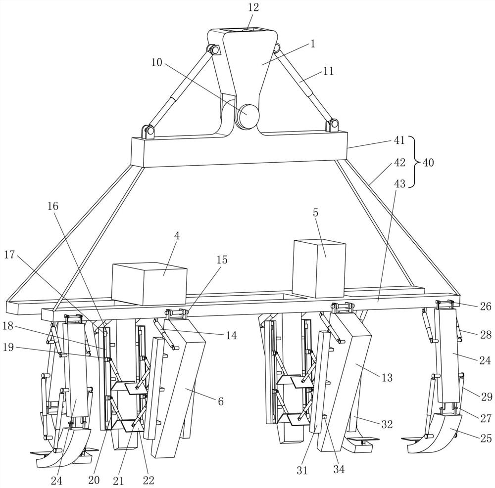 Blade hoisting equipment