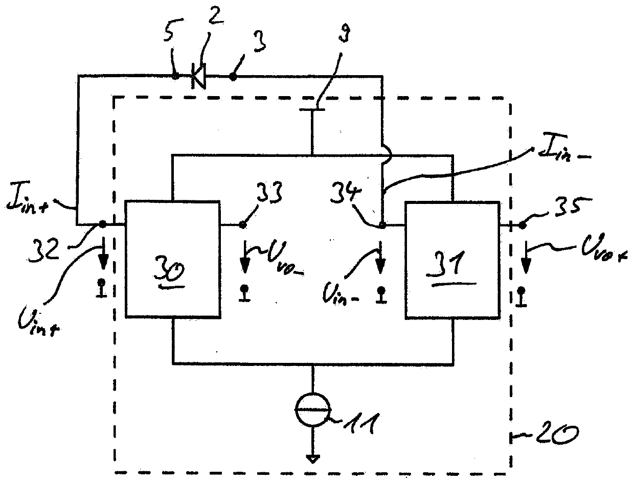 Trans-impedance amplifier circuit