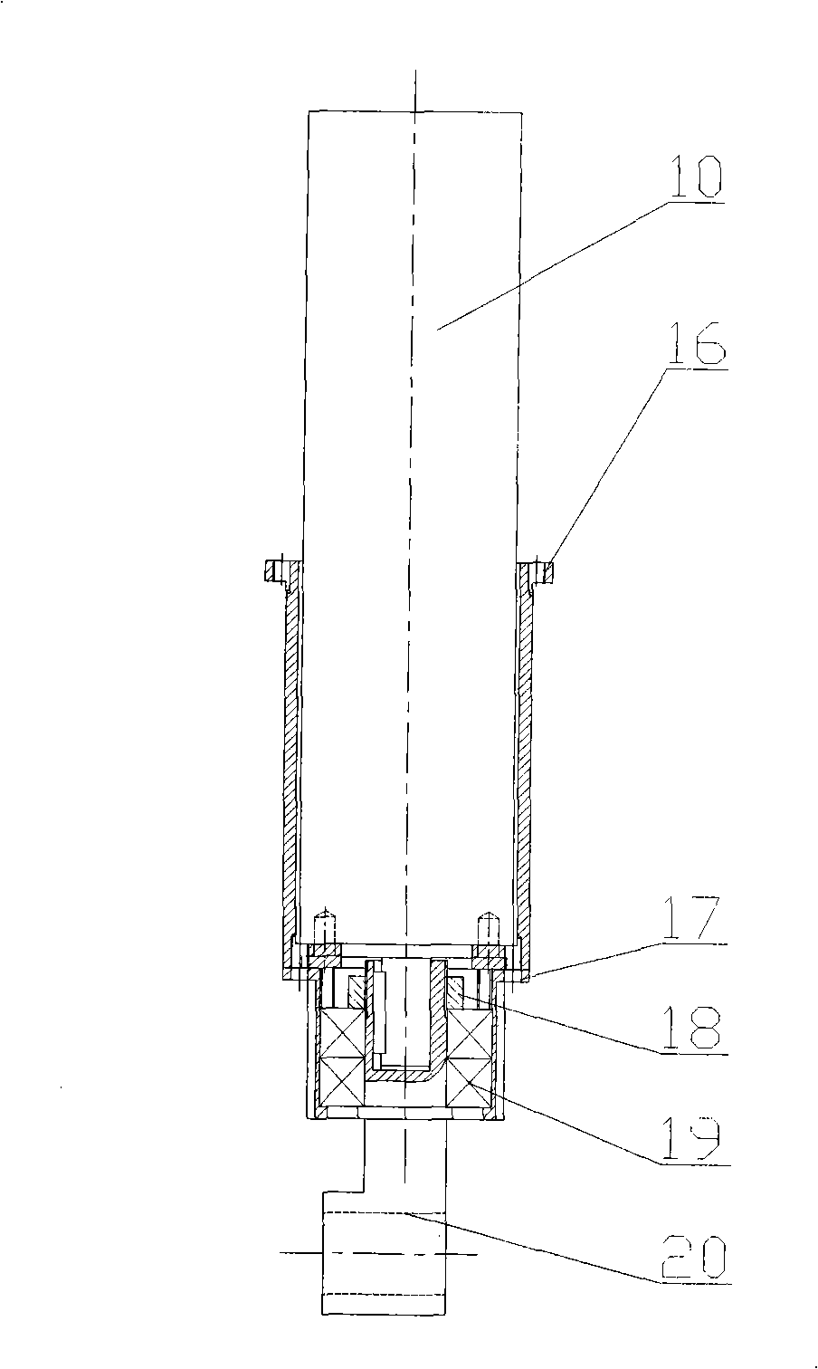 Active-passive combined swinging arm type rhombic lunar rover moving system