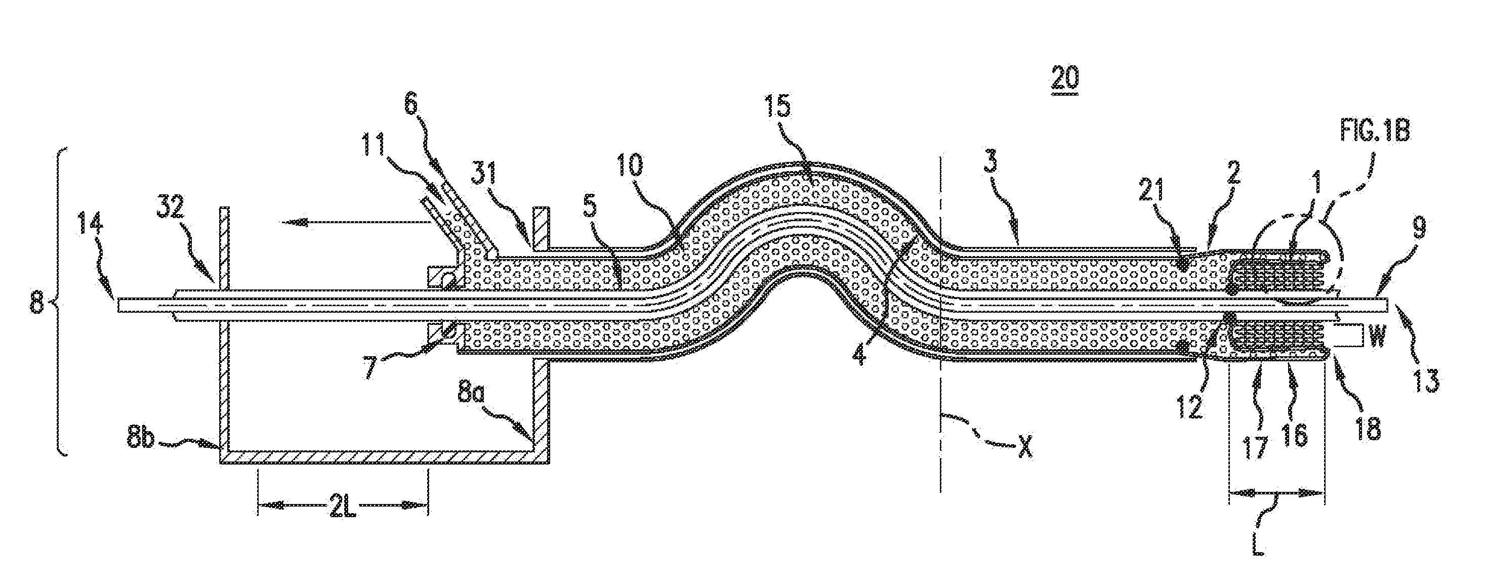 Catheter with retractable cover and pressurized fluid