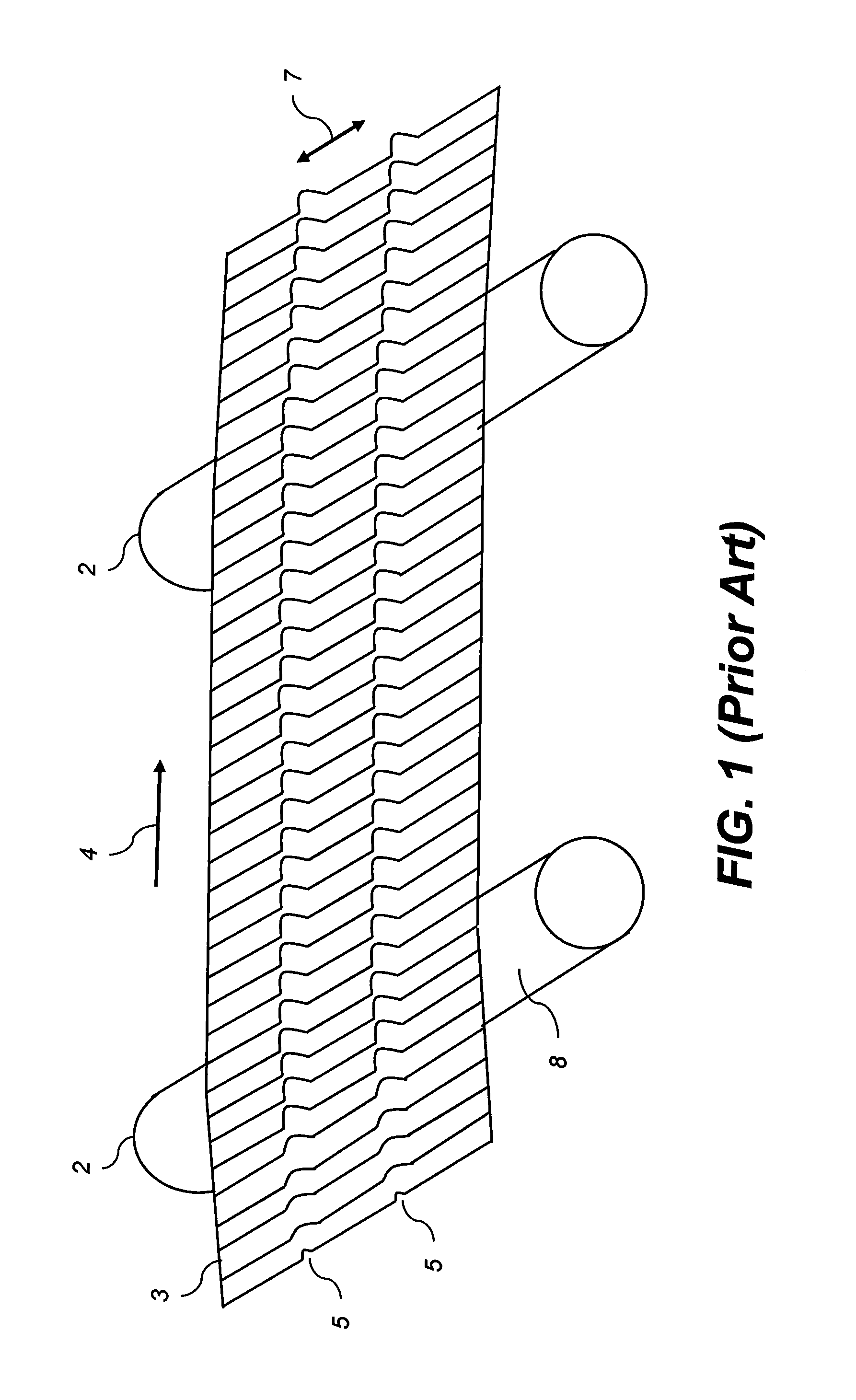 Method for preventing flutes on a non-print side