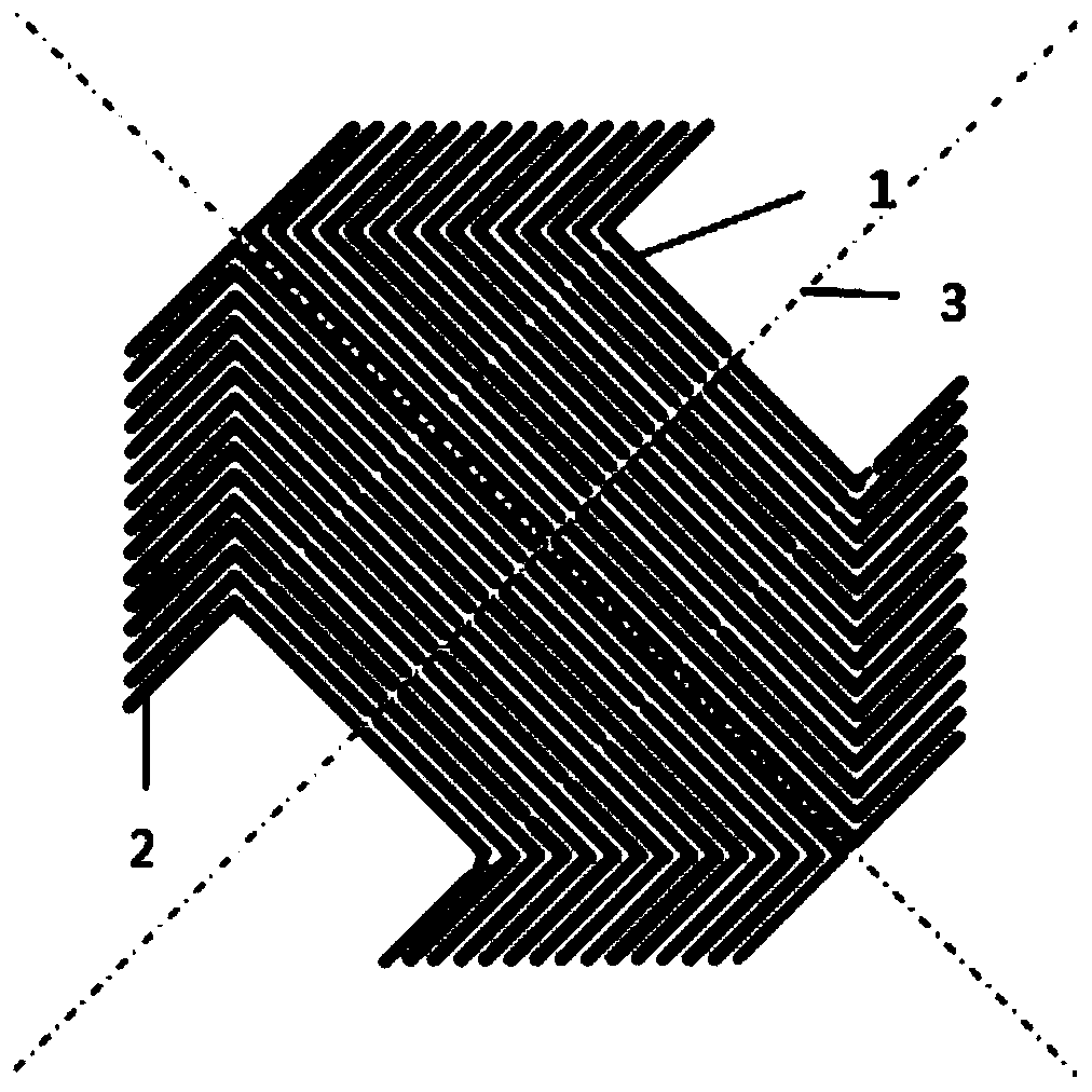 Common wiring microelectrode array chip and manufacturing method thereof