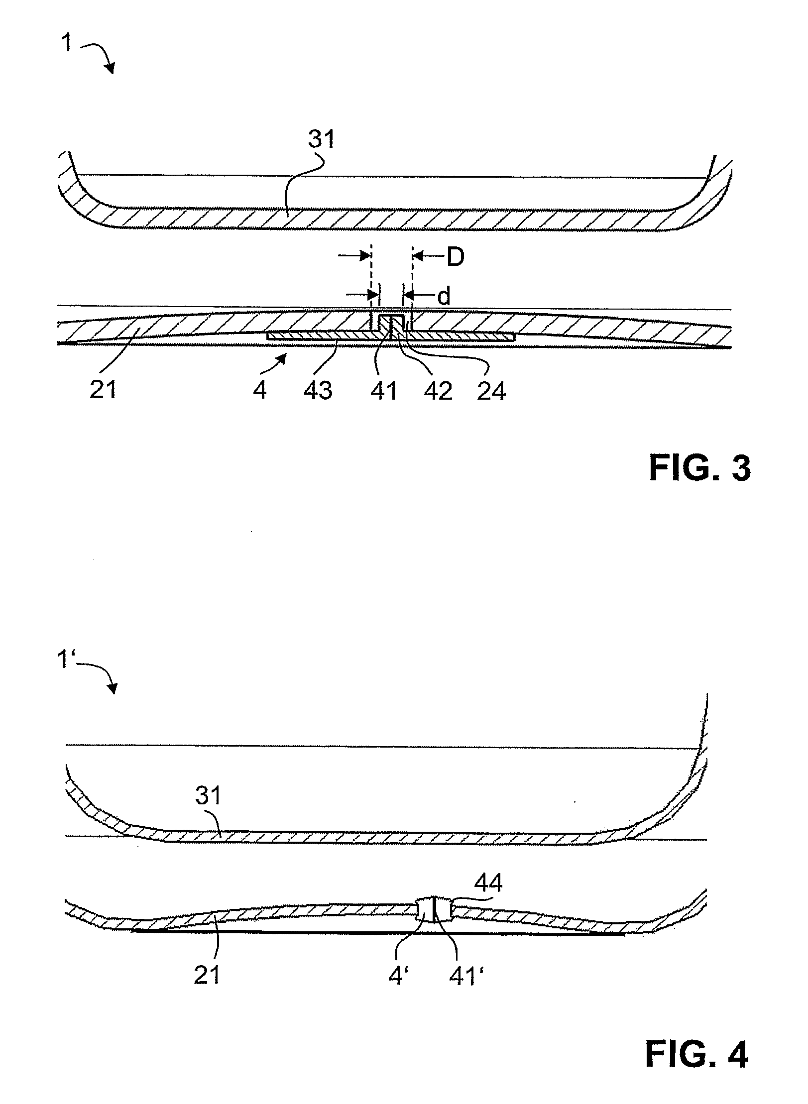 Double-walled vessel having pressure equalization opening