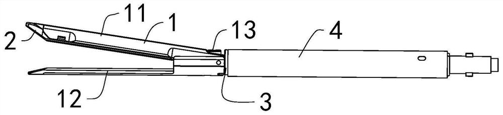 Straight nail bin structure of intracavity cutting anastomat