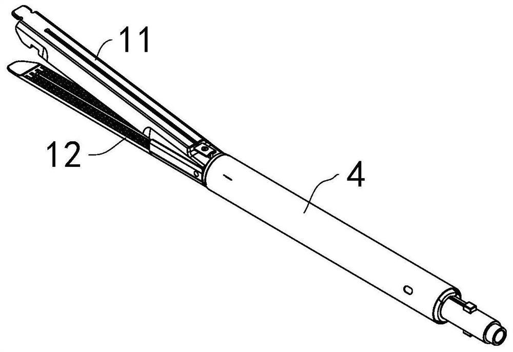 Straight nail bin structure of intracavity cutting anastomat