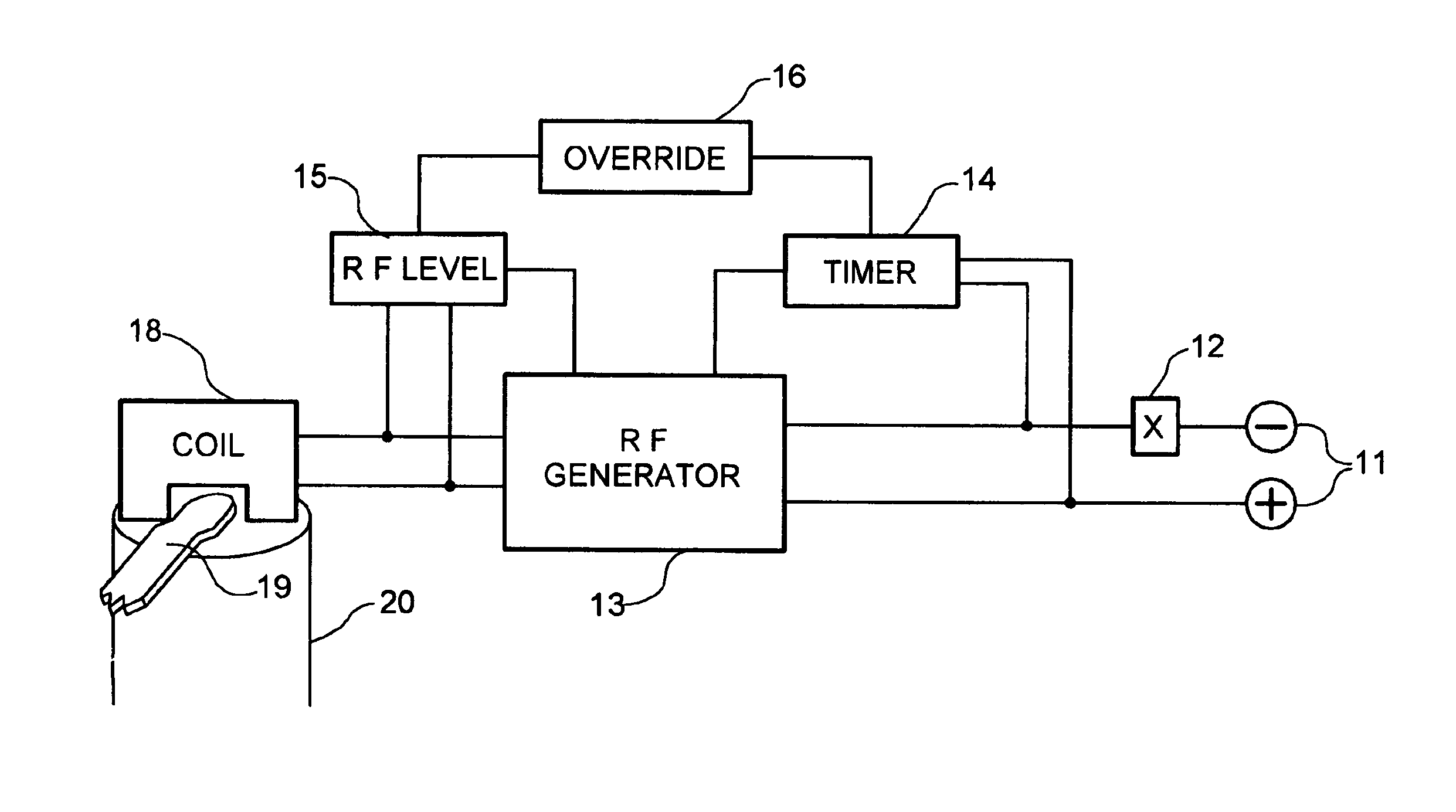 Apparatus and method for fabricating dry cells into batteries using R F induction heating