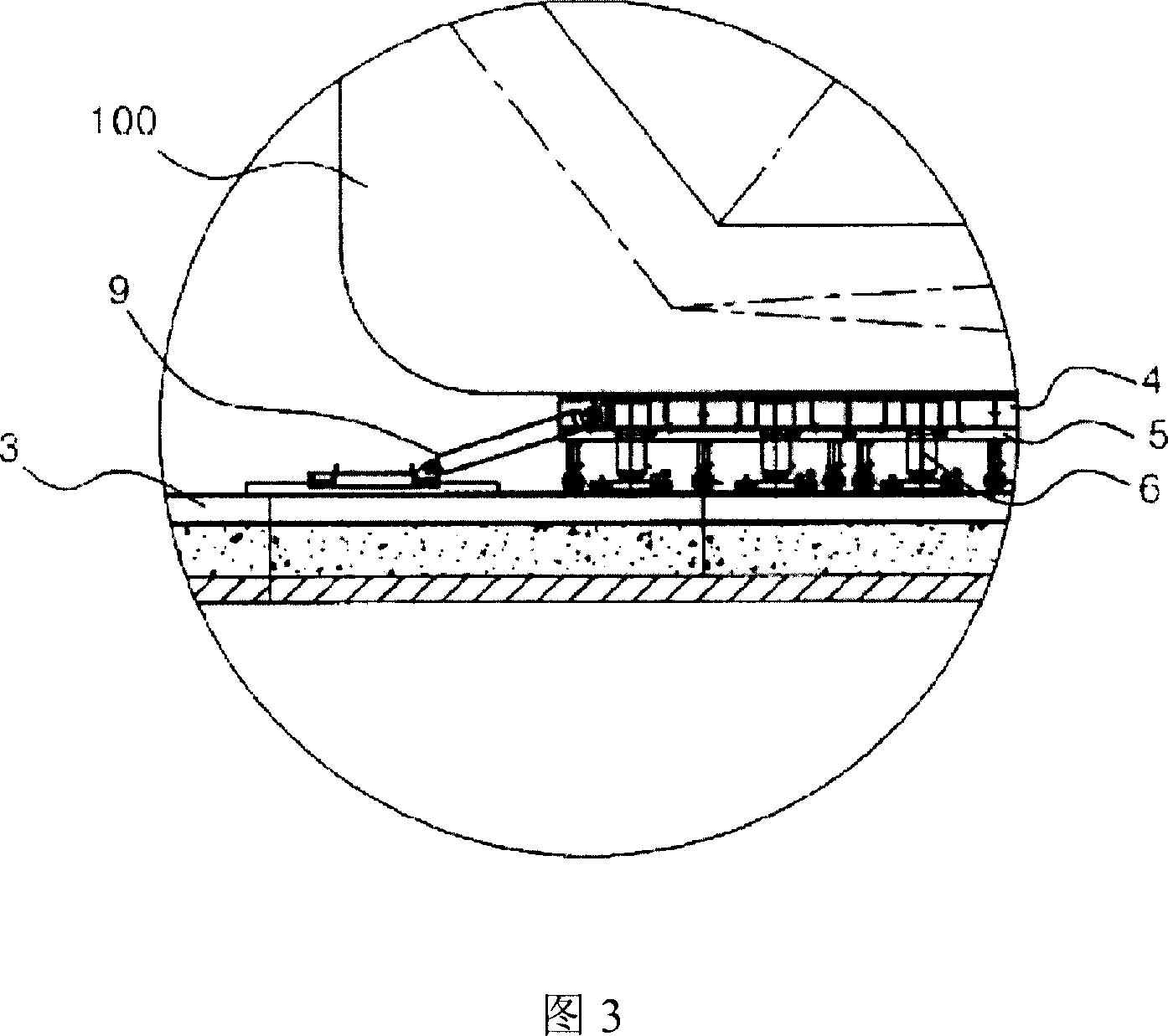 Method and equipment for transversely launching ship built on the ground