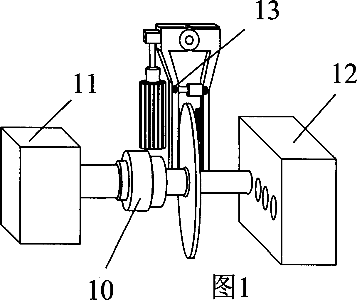 Apparatus for online monitoring heavy load abrasion of tooth type coupling