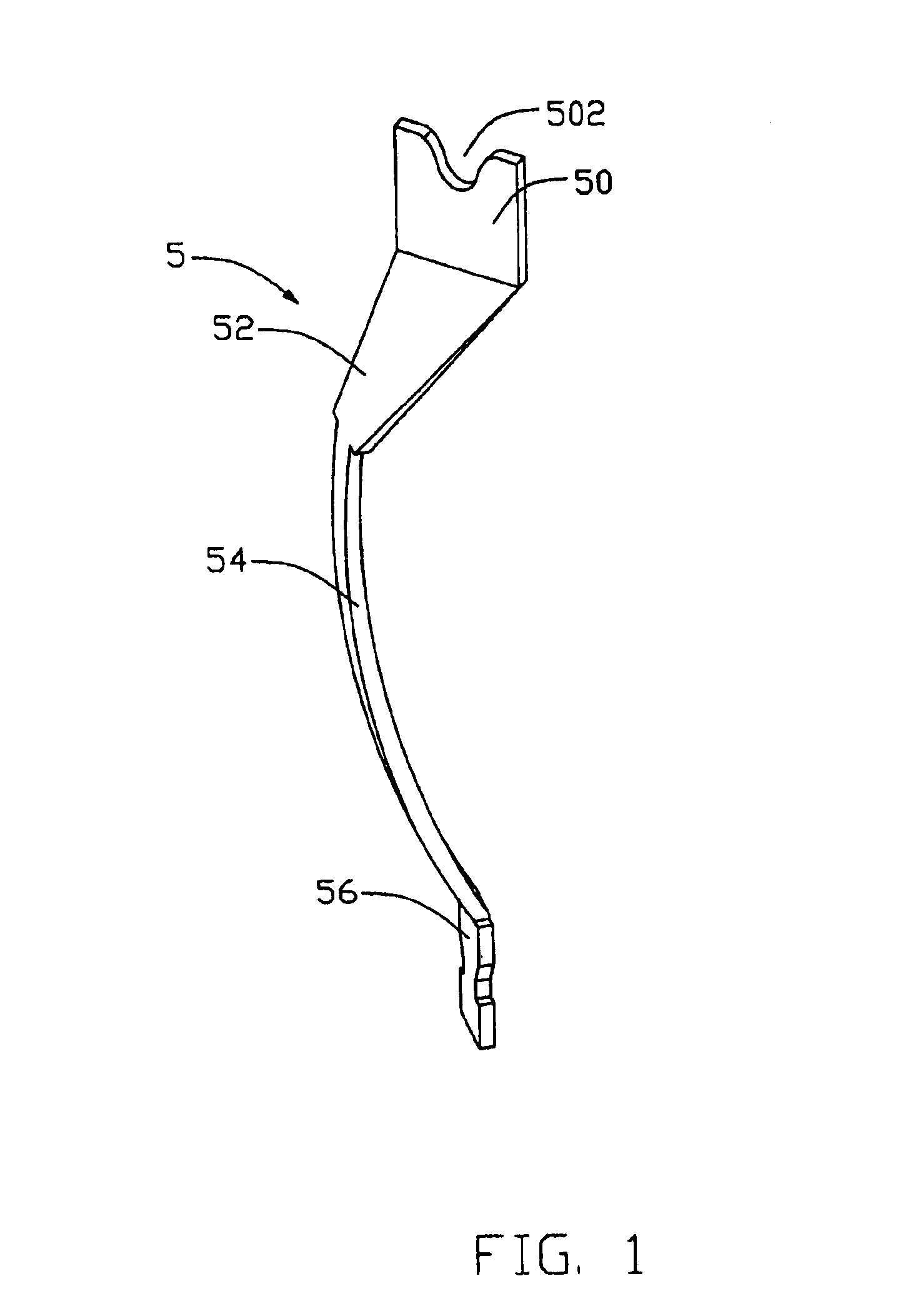 Twist contact for electrical connector
